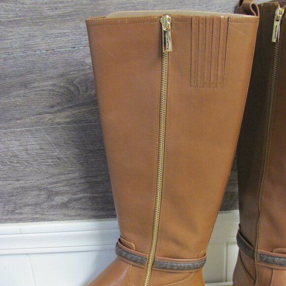 MICHAEL KORS MINDY FLAT BOOT SZ 9 NIB - Picture 5 of 14